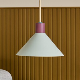 Lampa Wisząca Hübsch, Crayon, ściemnialny, niebieski, jadalnia, metal,