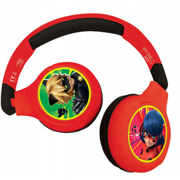 Miraculous Biedronka słuchawki Bluetooth składane