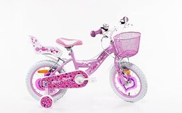 SCH Pink Love rower dziecięcy 14" różowy