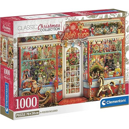 CLEMENTONI, PZL 1000 HOLIDAY SHOP COMPACT, 39997