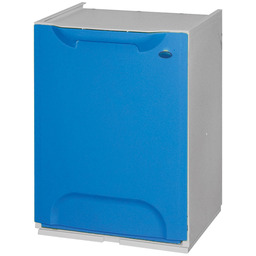 Plastikowy kosz na śmieci segregowane, 20 L, niebieski