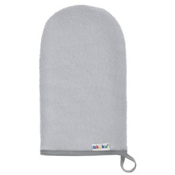 AKUKU Rękawica myjka kąpielowa frotte szara A1128