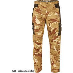 CRAMBE - spodnie robocze do pasa moro