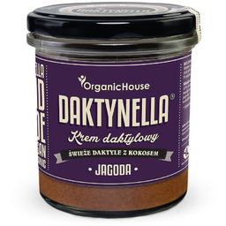 KREM KOKOS - DAKTYLE MEDJOOL - JAGODA BEZGLUTENOWY