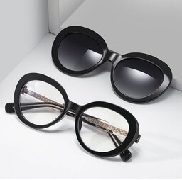 Stylion 2w1 Okulary damskie do komputera + nakładka