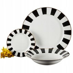 Talerze Zestaw Obiadowy Dla 6 Osób Serwis Komplet