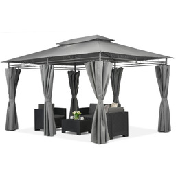Pawilon ogrodowy Ibiza 3x4m antracytowy Garden Point