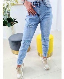 Spodnie Jeans z Dziurami Samanta Boyfriend - 36
