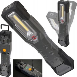Lampa Latarka Akumulatorowa Led Magnes Uchwyt