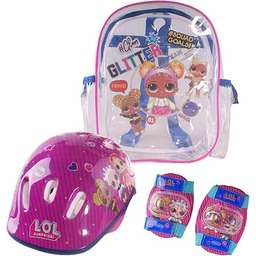 LOL SURPRISE Unisex-Youth Mokilla Casco Proteciones De zestaw