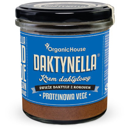 KREM PROTEINOWY KOKOS - DAKTYLE MEDJOOL BEZGLUTENOWY BIO