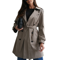 Elegancki płaszcz klasyczny TRENCZ HONORATA-38