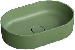 Omnires Ovo M+ umywalka nablatowa olive 55x36 cm