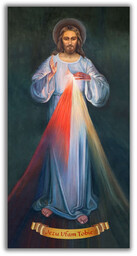 Obraz religijny z Jezusem Miłosiernym wileńskim