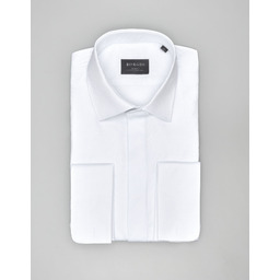 koszula fabrizia 00572 na spinki biały slim fit