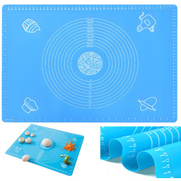 Stolnica mata silikonowa do ciasta z miarką 65