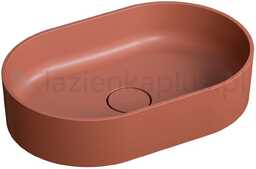 Omnires Ovo M+ umywalka nablatowa terracotta 55x36 cm
