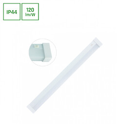AQUATICA 15W WW 230V 150st IP44 596x46x63 BIAŁY