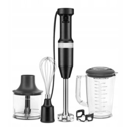 Blender ręczny KitchenAid 5KHBV83EBM 180W czarny mat