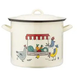 Silesia Rybnik 02050021293 Kurki Indukcja Emalia 10l Garnek