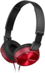Słuchawki SONY MDR-ZX310 Czerwony