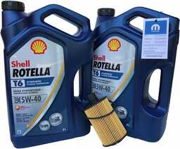 Filtr + olej 5W-40 SHELL ROTELLA T6 API
