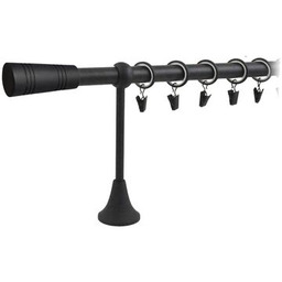 Karnisz pojedynczy VICTORIA 240 cm 19 mm czarny