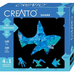 Piatnik Creatto Świecący Rekin i Wodni Przyjaciele