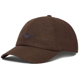 Czapka z daszkiem Aeronautica Militare 261HA1245UCT04293 Brązowy