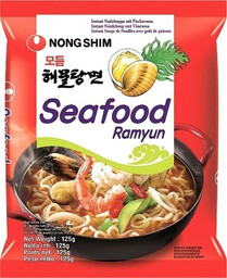 Zupa Ramen Seafood Ramyun owoce morza 125g ostra