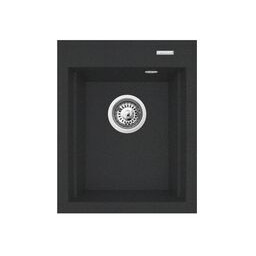 Zlewozmywak Argos 1B1D 39 x 48 cm czarny