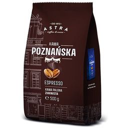 Kawa Astra Poznańska Espresso ziarnista 500g