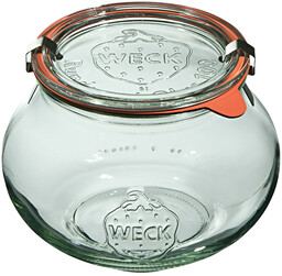 Weck Słoik Deco z pokrywką, uszczelką i zapinkami