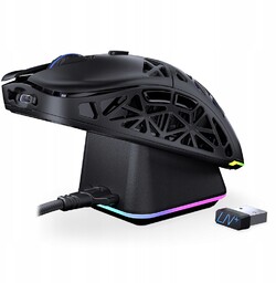 Myszka bezprzewodowa Endorfy LIV Plus Wireless, stacja ładująca,
