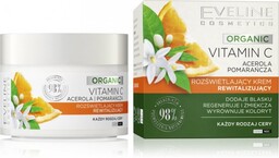 EVELINE Organic Vitamin C Rozświetlający krem rewitalizujący -