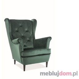 Fotel LADY VELVET Signal Zielony
