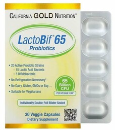 LactoBif Probiotics 65 miliardów CFU 30 kaps.