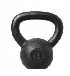 Kettlebell 8KG Żeliwny Hms KZG08