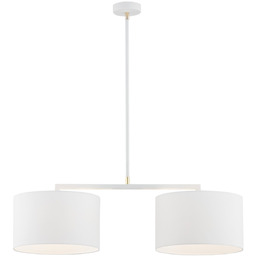 Lampa wisząca podwójna KARIN 900 hotelowa biała ze