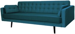 Sofa 3-osobowa tapicerowana turkusowa Cavan