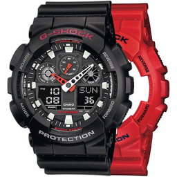 G-SHOCK SET GA-100B-4AER + BEZEL 10378531 + PASEK
