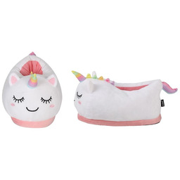 Kapcie pluszowe Jednorożec