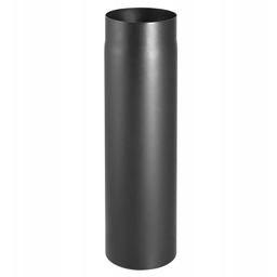 Rura stalowa spalinowa dymowa czarna fi 180mm 1m