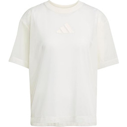 adidas dames SOFT LUX MESH TEE, off white,
