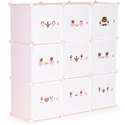 Szafka Regał Dla Dzieci Modułowa 9 Półek Dziecięca