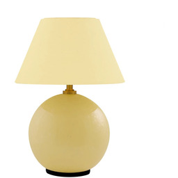 Lampa Stołowe Globen Lighting, IRIS, ściemnialny, żółty, salon,