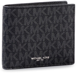 Duży Portfel Męski Michael Kors Greyson 39F9LGYF3B Czarny