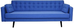 Sofa 3-osobowa tapicerowana niebieska Cavan