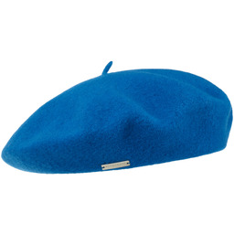 Beret Baskijski Damski by Seeberger, petrolowy, One Size
