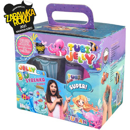 Zestaw Tubi Jelly 6 Kolorów + Małe Akwarium